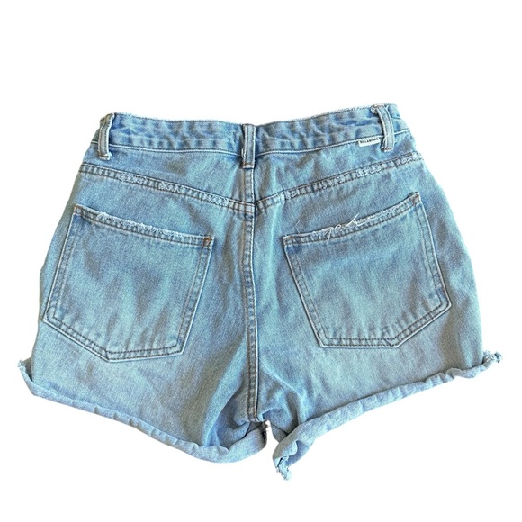 Billabong • Distressed Light Blue Denim Shorts - Picture 5 of 11